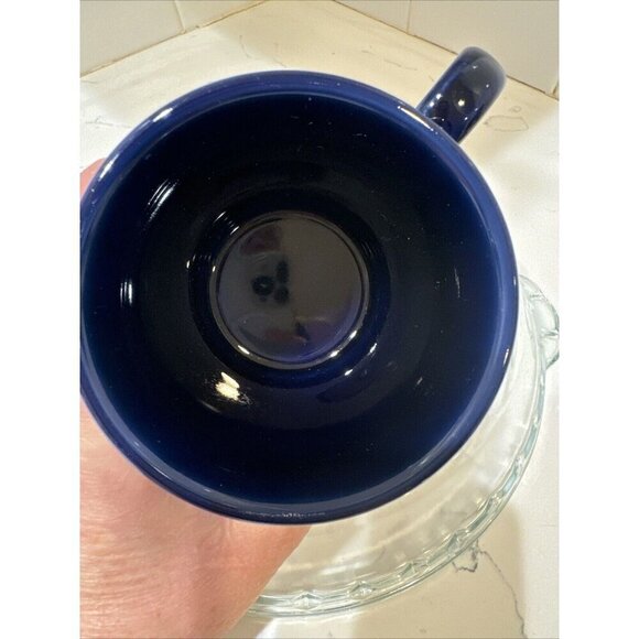 Cobalt Blue FIESTA Homer Laughlin HLC China USA Tom & Jerry Mug - Picture 10 of 11